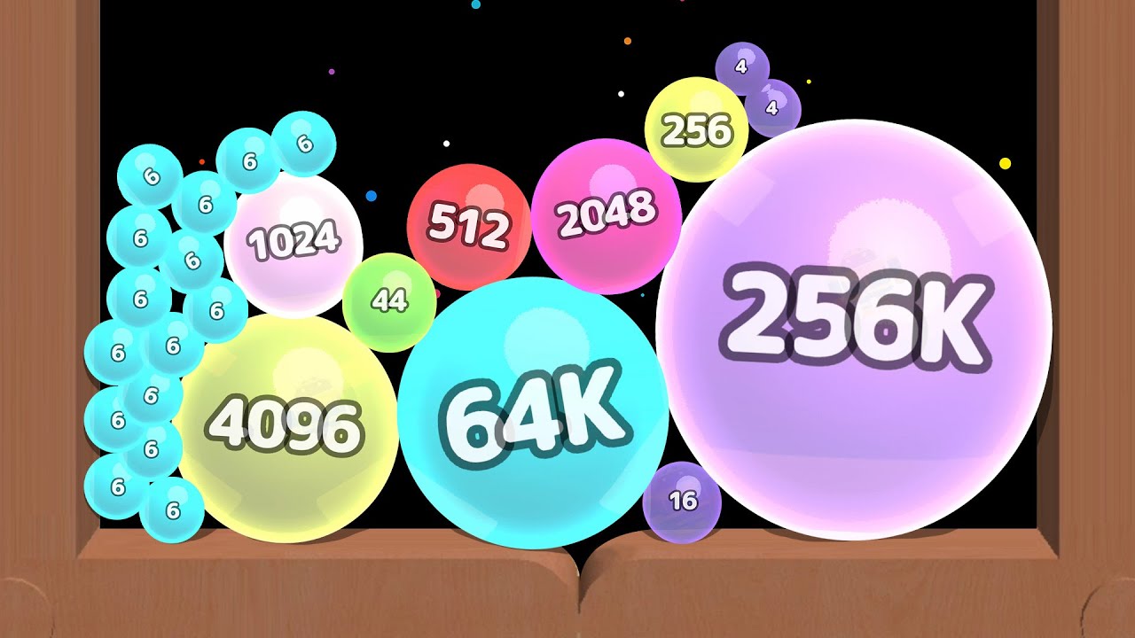 Melty Bubble 3D - Jelly 2048 (New Update, Large Number)
