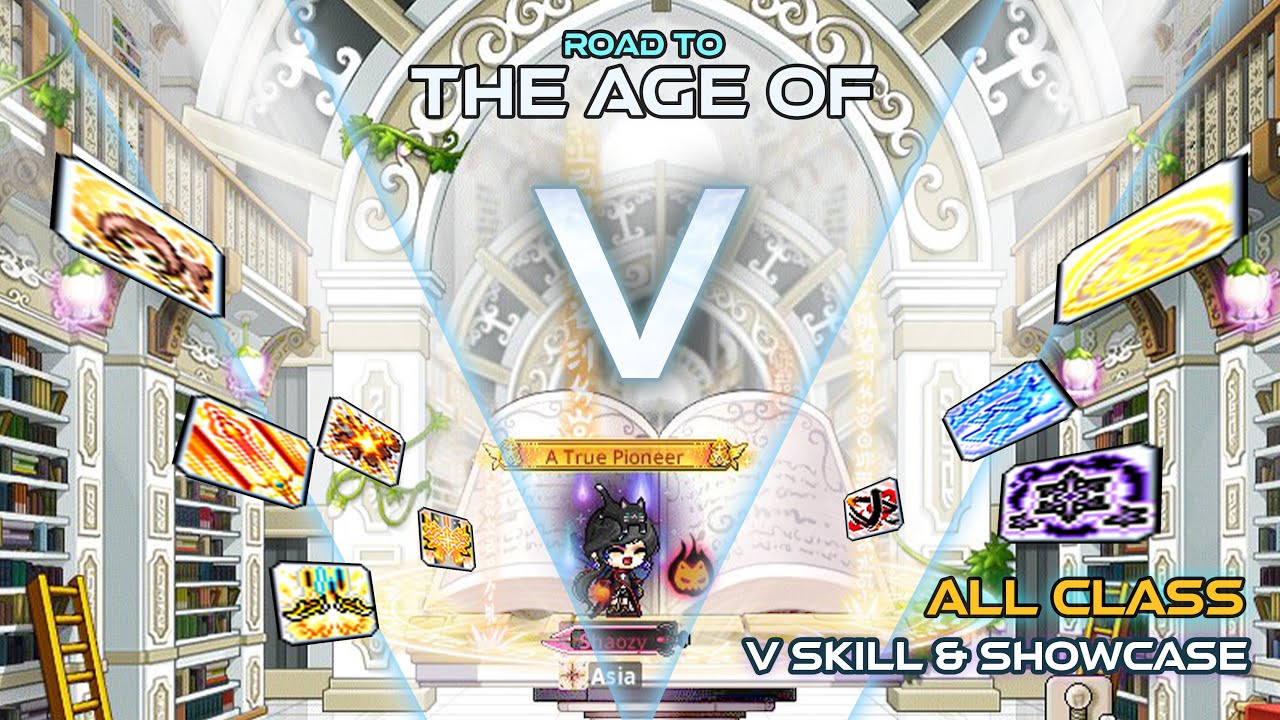 MapleN 5th Job : 102 มุ่งสู่ Winter Update รวมอธิบาย V skill ของทุกคลาสในคลิปเดียว