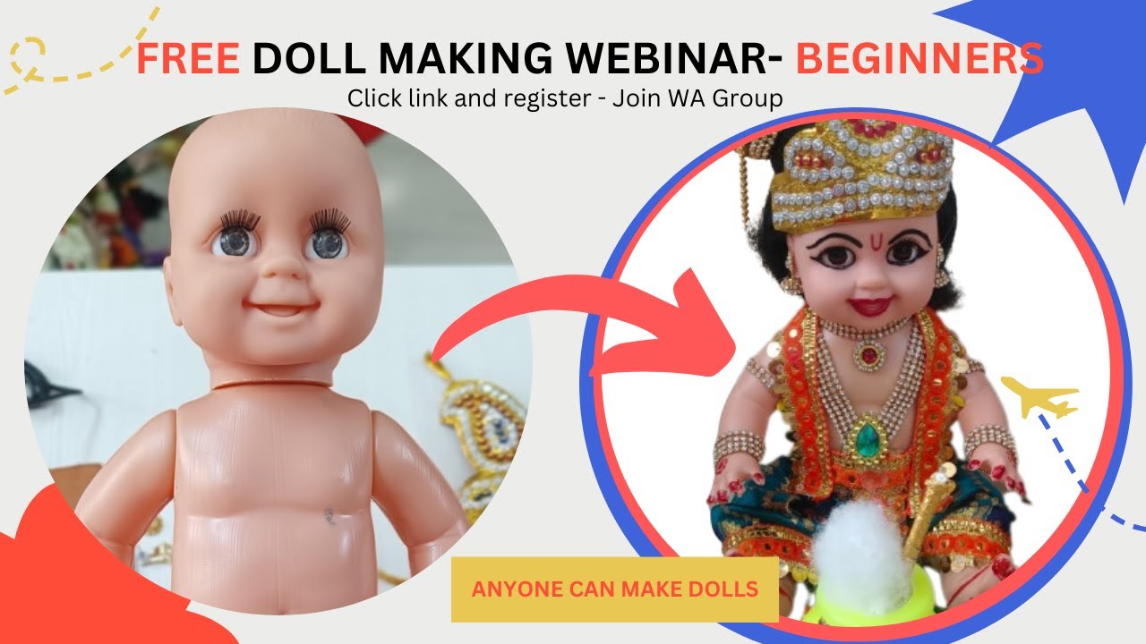 #learn Doll Making #Freedollmakingworkshop #dollmaking