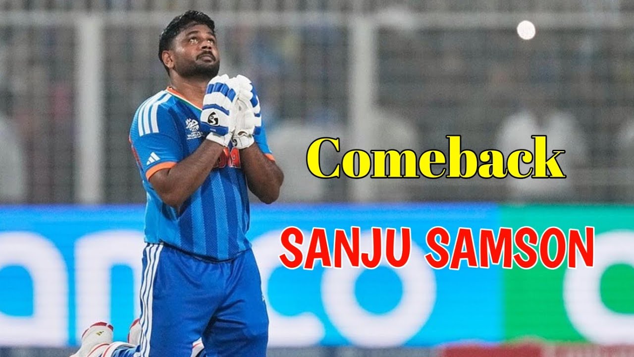 Comeback Story Of Sanju Samson | Ind vs eng T20 world cup semi final | Sanju Samson inning highlight