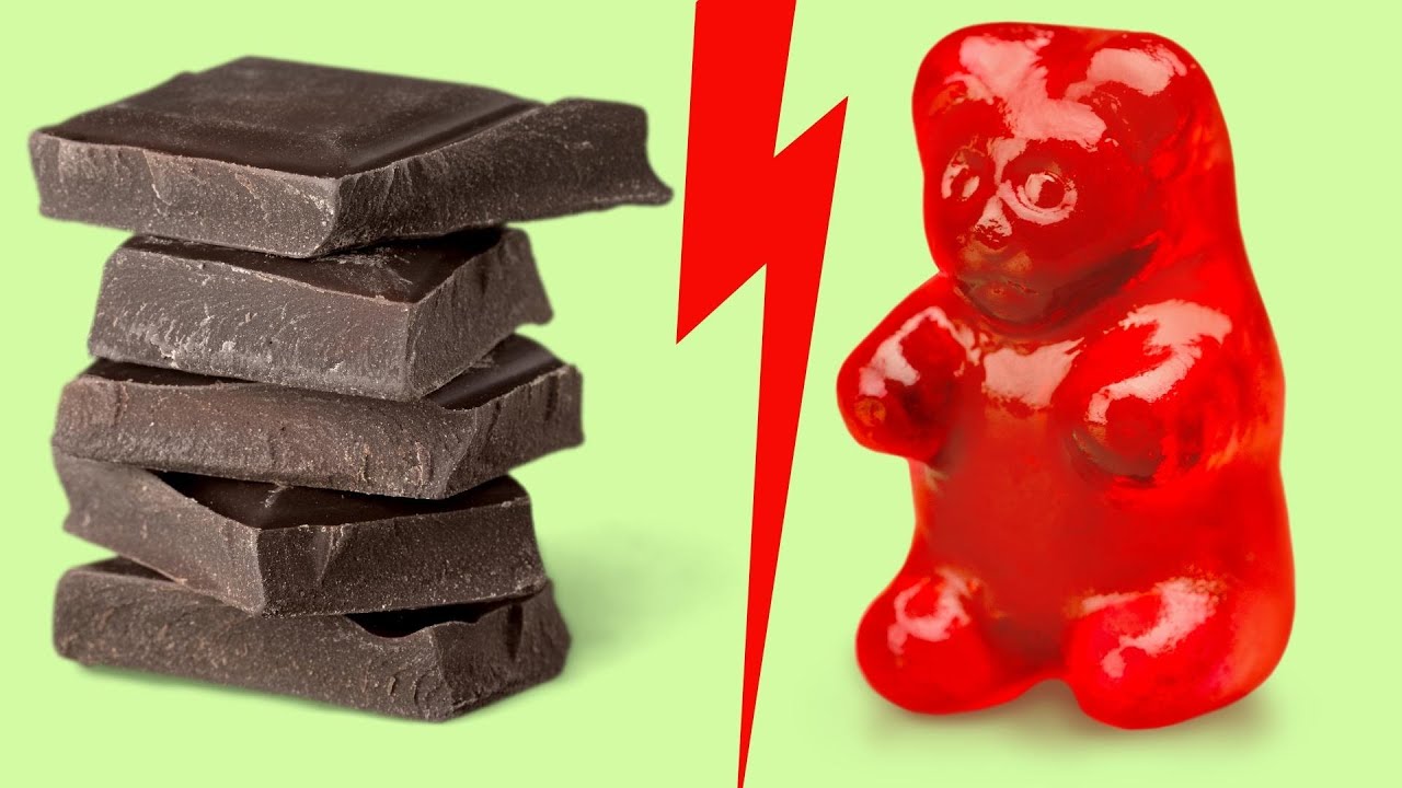 Ist Schokolade ges&uuml;nder als Gummib&auml;rchen?