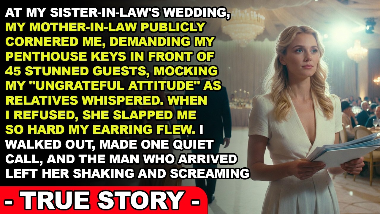 My Mother-In-Law Tried Taking My Penthouse At A Wedding—Then My Lawyer Arrived