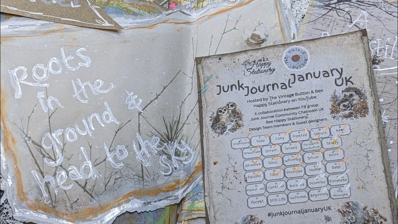 Junk Journal January Days :27-29, Forest, Still Life, Soft