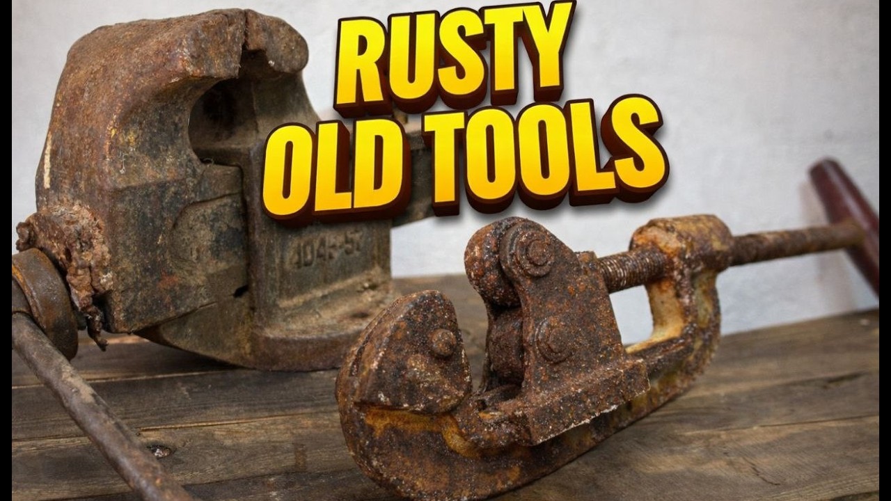 Restoring Vintage Tools: Pipe Cutter and Clamps Revival