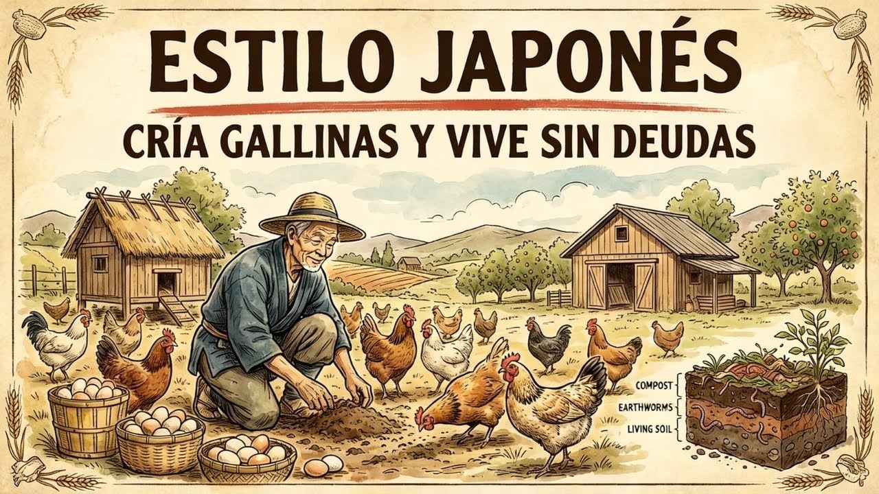 La forma japonesa de alimentar gallinas que rompe la “mafia” del pienso y te ahorra miles