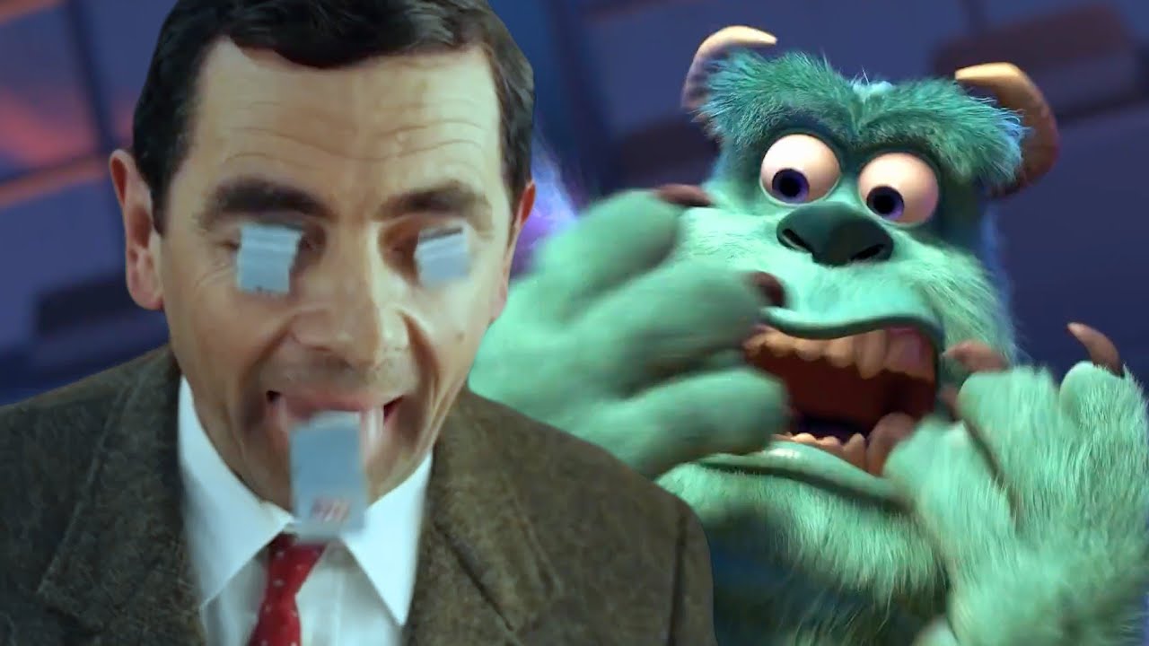 Mr. Bean in Monster Inc.