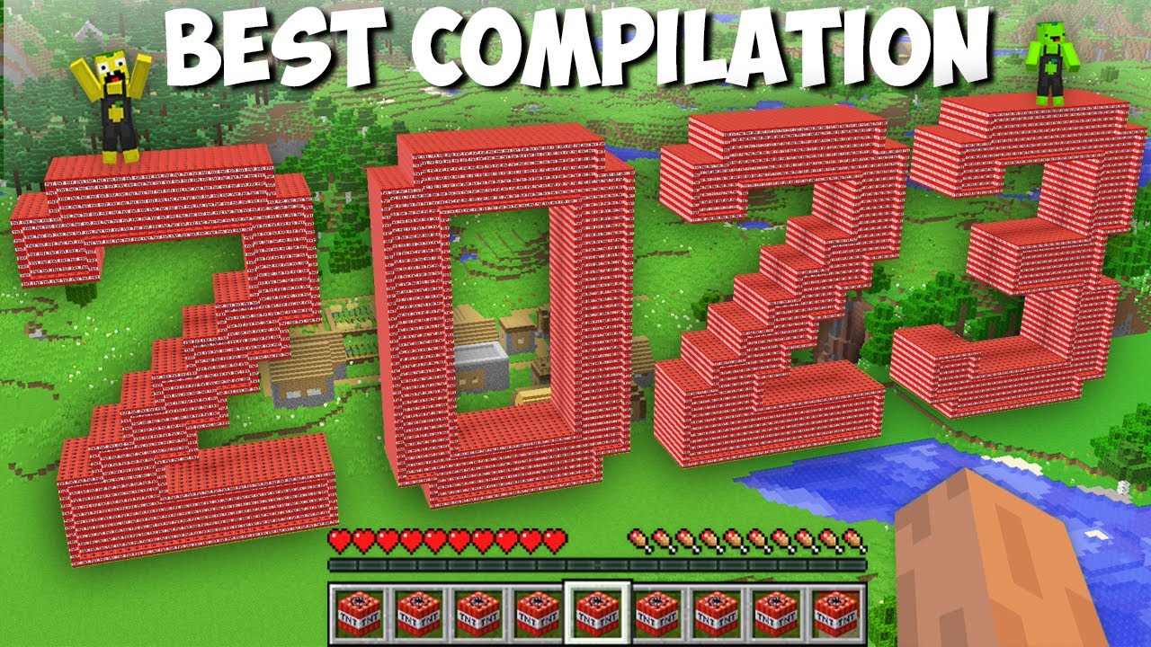What if YOU BLOW UP 2023 TNT in Minecraft? BIG COMPILATION OF THE BEST !