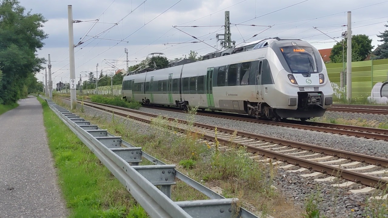 S-Bahn Mitteldeutschland: Zugverkehr am Bahnhof Markkleeberg-Gaschwitz (2025)