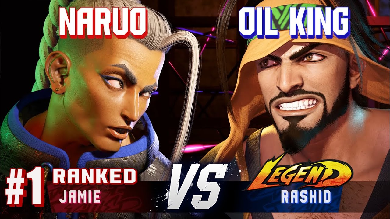 SF6 ▰ NARUO (#1 Ranked Jamie) vs OIL KING (Rashid) ▰ Ranked Matches