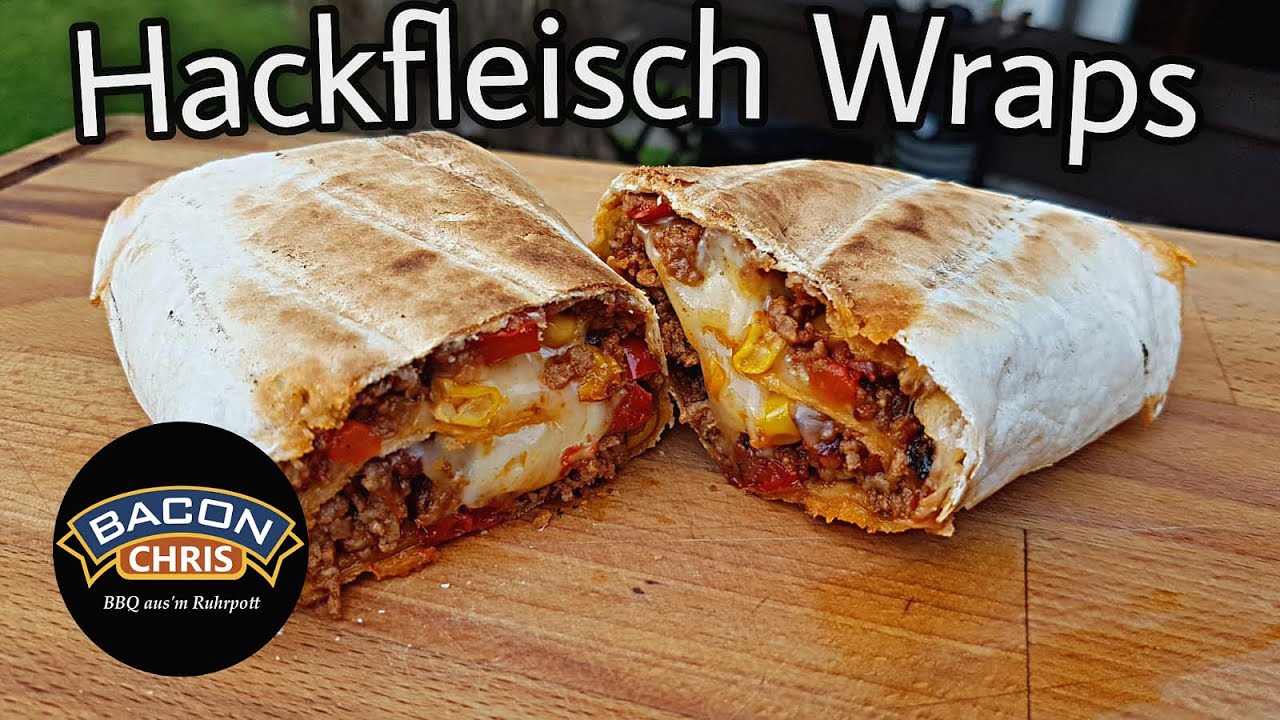 Wraps mit mega Hackfleischfüllung 🤠🔥🔥