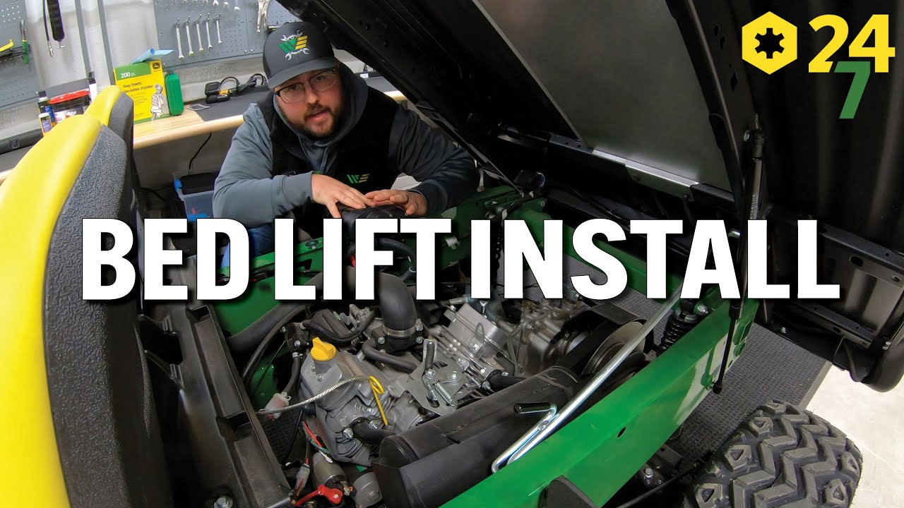How to Install Electric Bed Lift on John Deere TX Gator | Power Lift Kit
