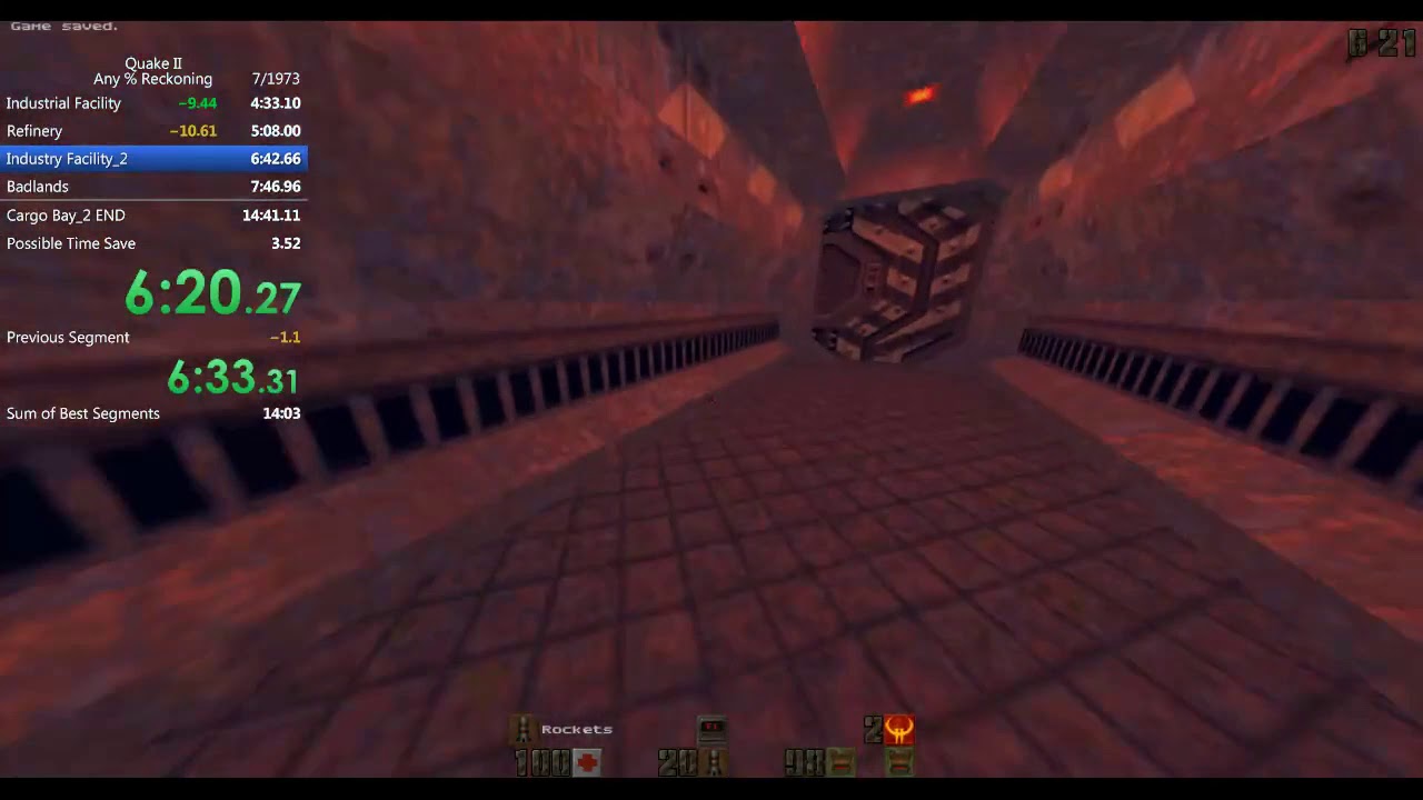 Quake II The Reckoning Speedrun in 14:11