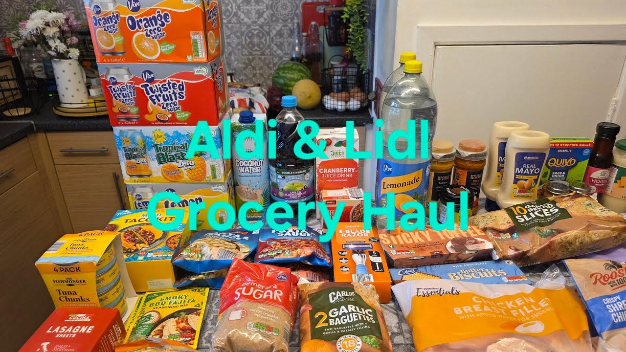| Aldi & Lidl Grocery Haul | With Prices | Family Of 7 |