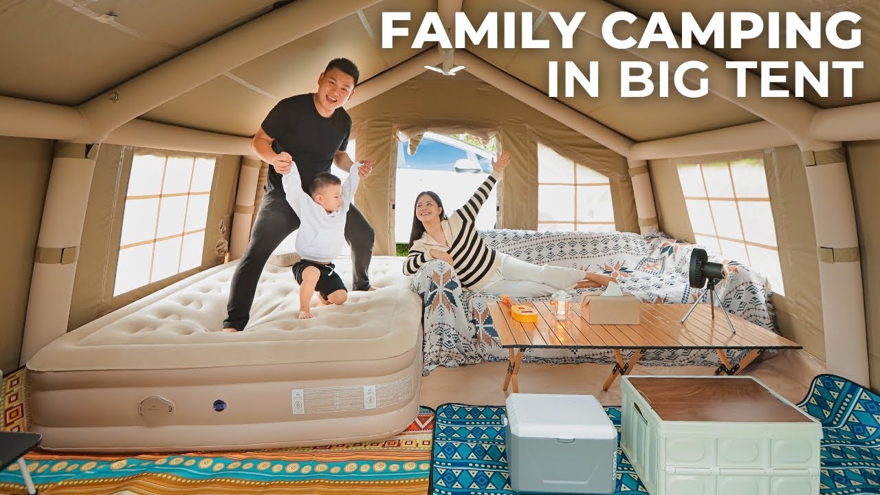 CAMPING BAWA ANAK ISTRI DI TENDA TERBESAR & NYAMAN!
