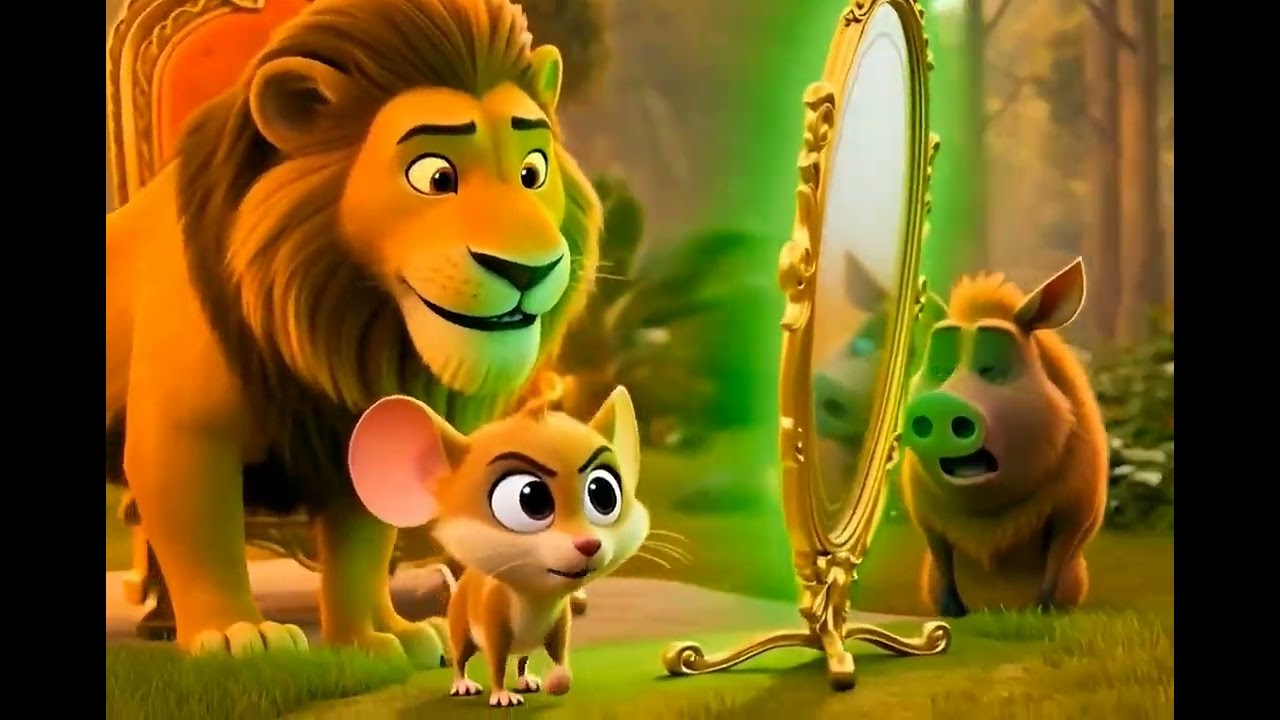 The jungle king 🦁 (veeru) And The Honest Mouse 🐭 (chiku)