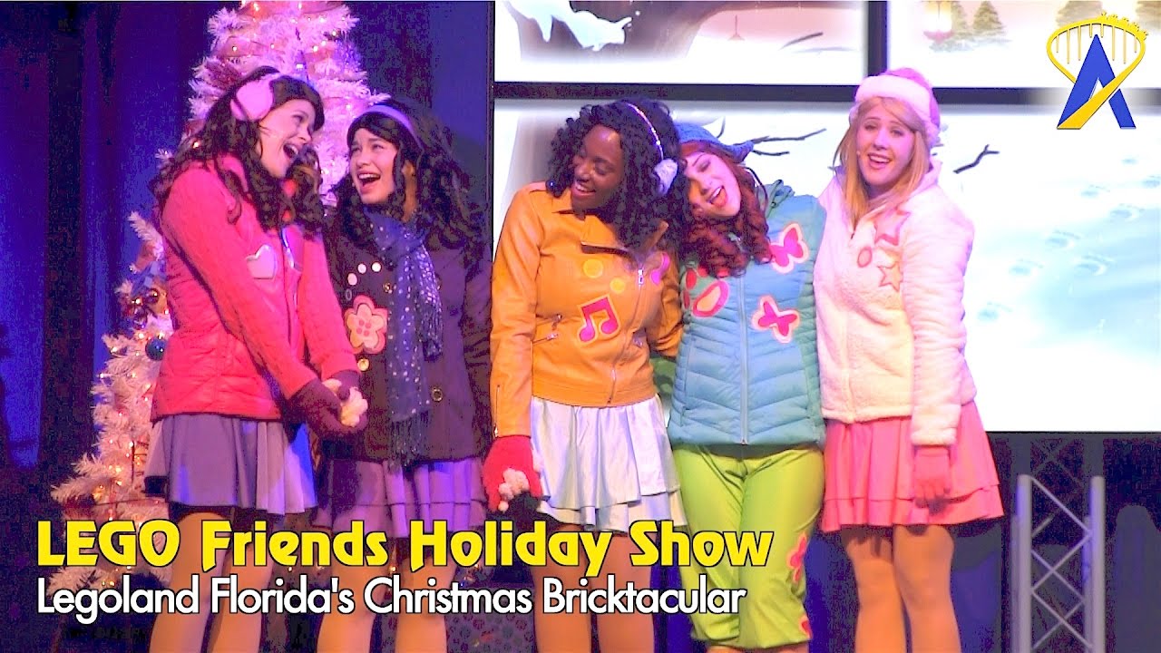 LEGO Friends Holiday Show during Legoland Florida's Christmas Bricktacular