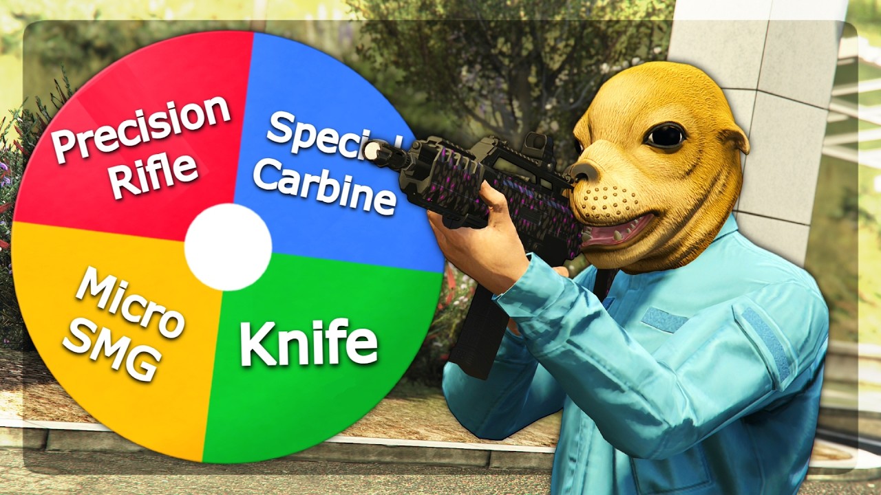 GTA 5 Heists but with RANDOM Weapons | The Kortz Center