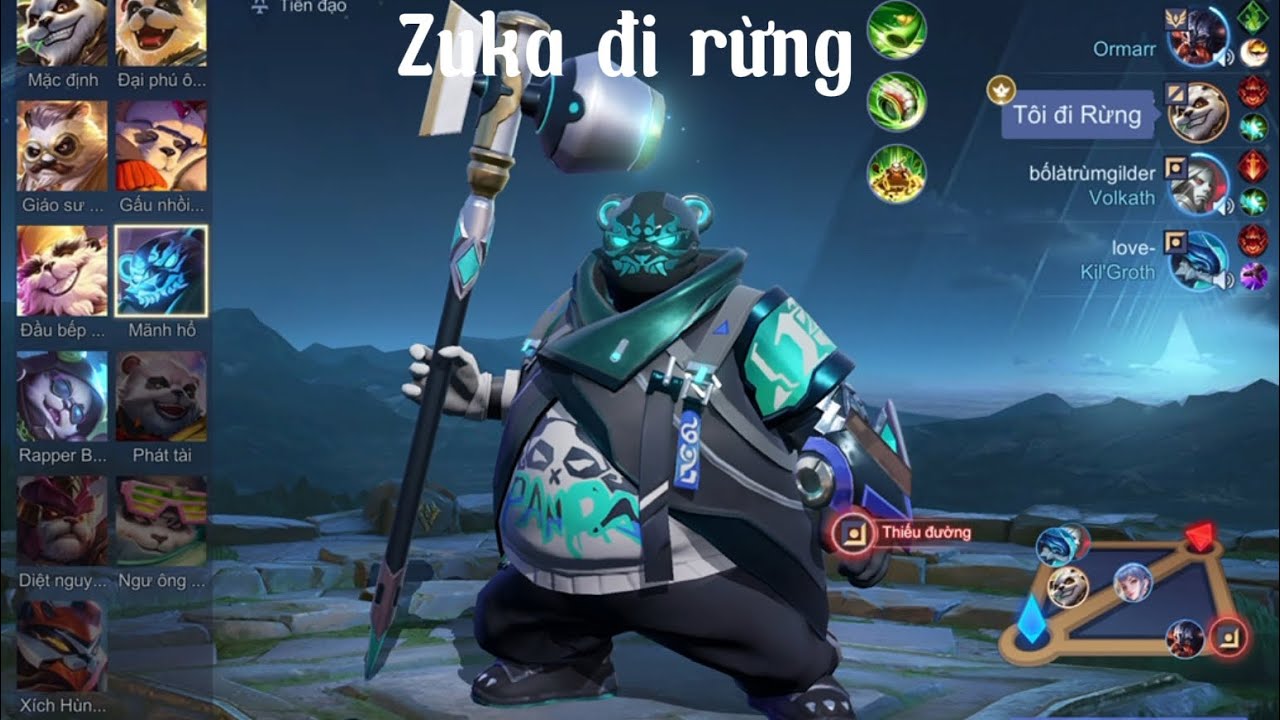 Zuka đi rừng was chắc vậy 
