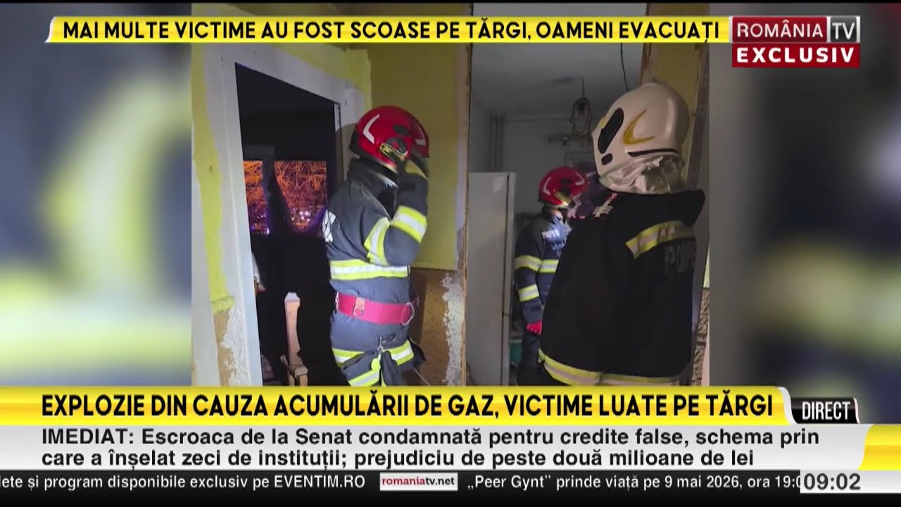 Explozie puternică la un bloc din Municipiul Călărași. Trei persoane au fost rănite