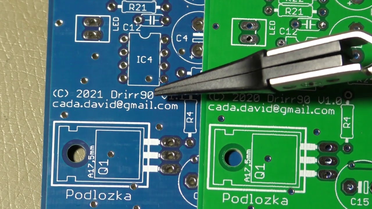 Desky na laboratorní zdroj od JLCPCB