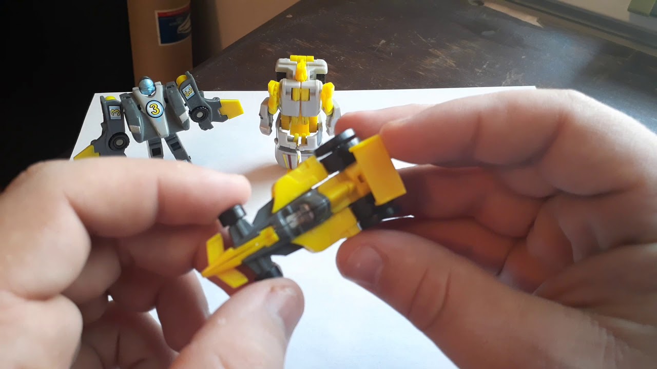 Как трансформировать миниконов из серии Transformers Armada Race Team 2002-2003 годов