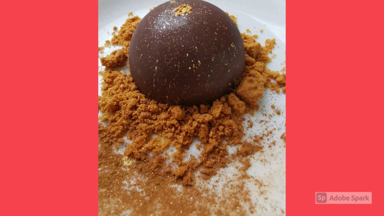 TUPPERWARE - moule dômes - dômes chocolat noir spéculos