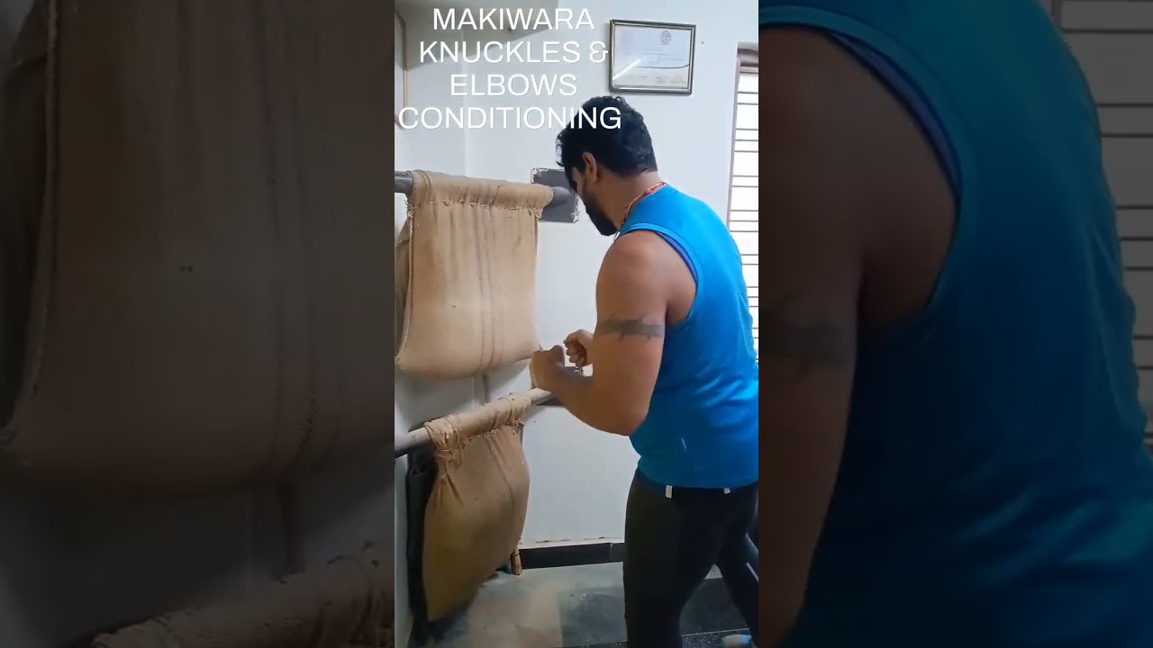 MAKIWARA KNUCKLES CONDITIONING #viral #shortsvideo #youtubeshorts #trending #mma #fitness #fitness