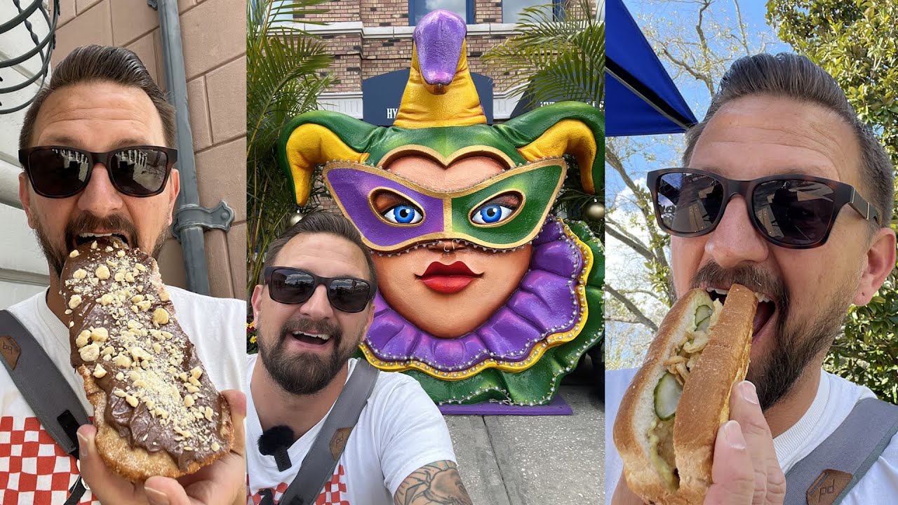 Universal Studios Florida Construction Updates + Mardi Gras Food Hits & Misses!