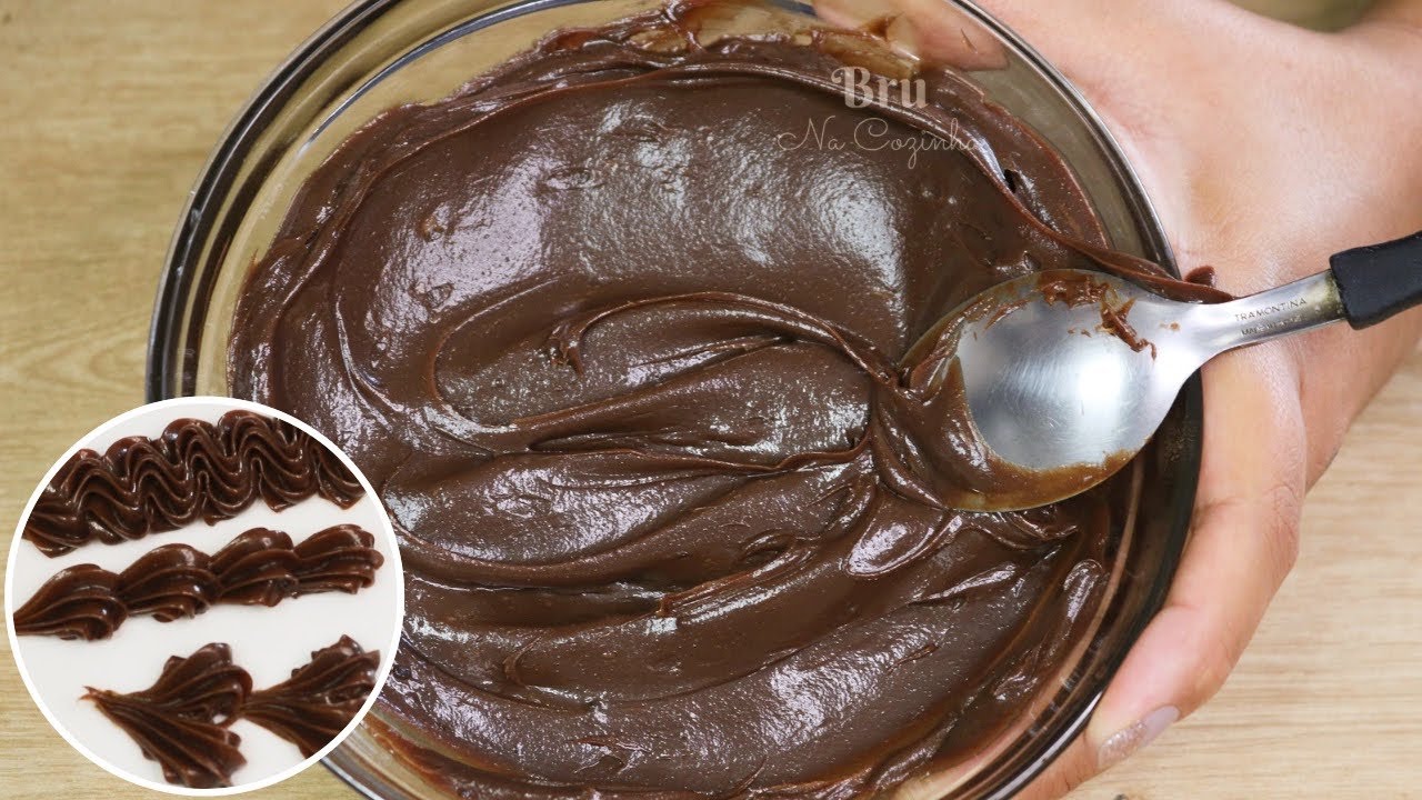 BRIGADEIRO EM PONTO DE BICO - BRIGADEIRO PARA DECORAR BOLO - | Bru Na Cozinha
