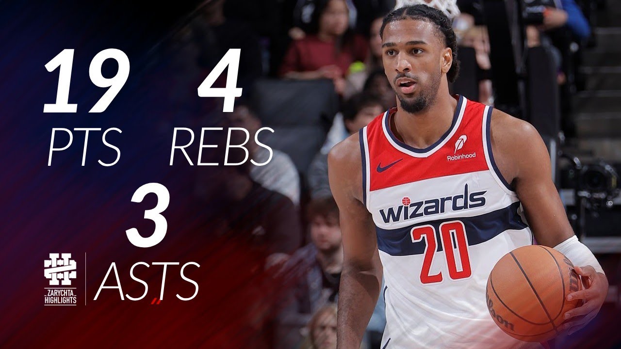 Alex Sarr 19 pts 4 rebs 3 asts vs Kings 25/26 season