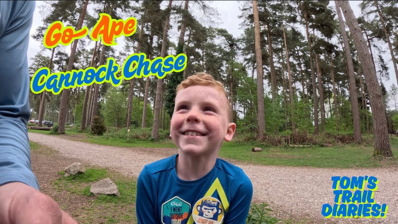 Tom Takes on Go Ape! Cannock Chase Go Ape Kids Tree Top Adventure at Age 7