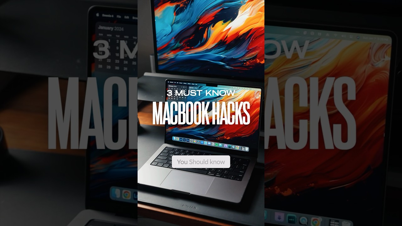 3 ОБЯЗАТЕЛЬНЫХ к использованию лайфхака для Macbook 🔥 #шорты