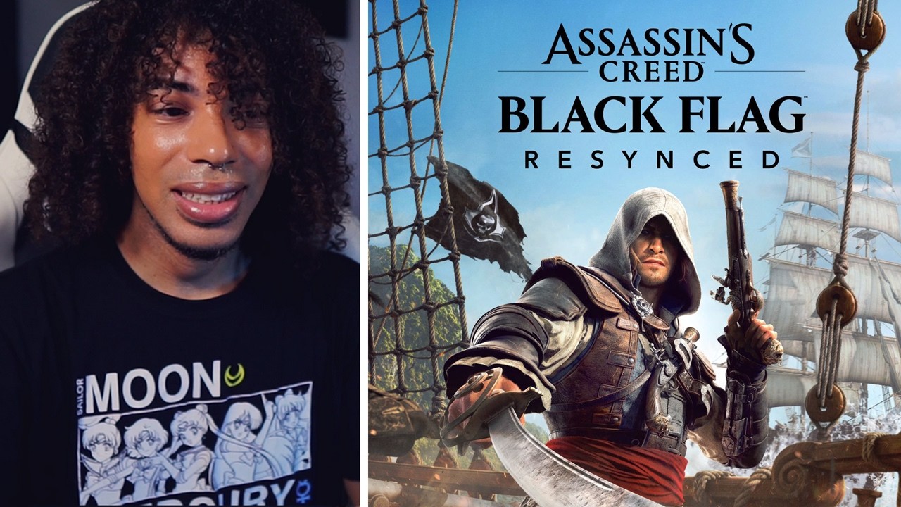 Игрок в Assassin's Creed впервые отреагировал на пересинхронизированный трейлер Assassin's Creed ...