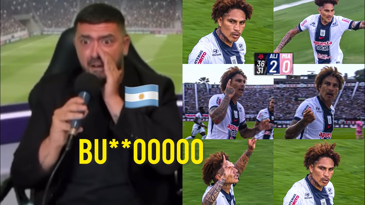 🚨🇵🇪 ATENCIÓN PERÚ: NARRADOR ARGENTINO TRATA DE BURRO A PAOLO GUERRERO Y LE TERMINA PIDIENDO PERDÓN 🙏