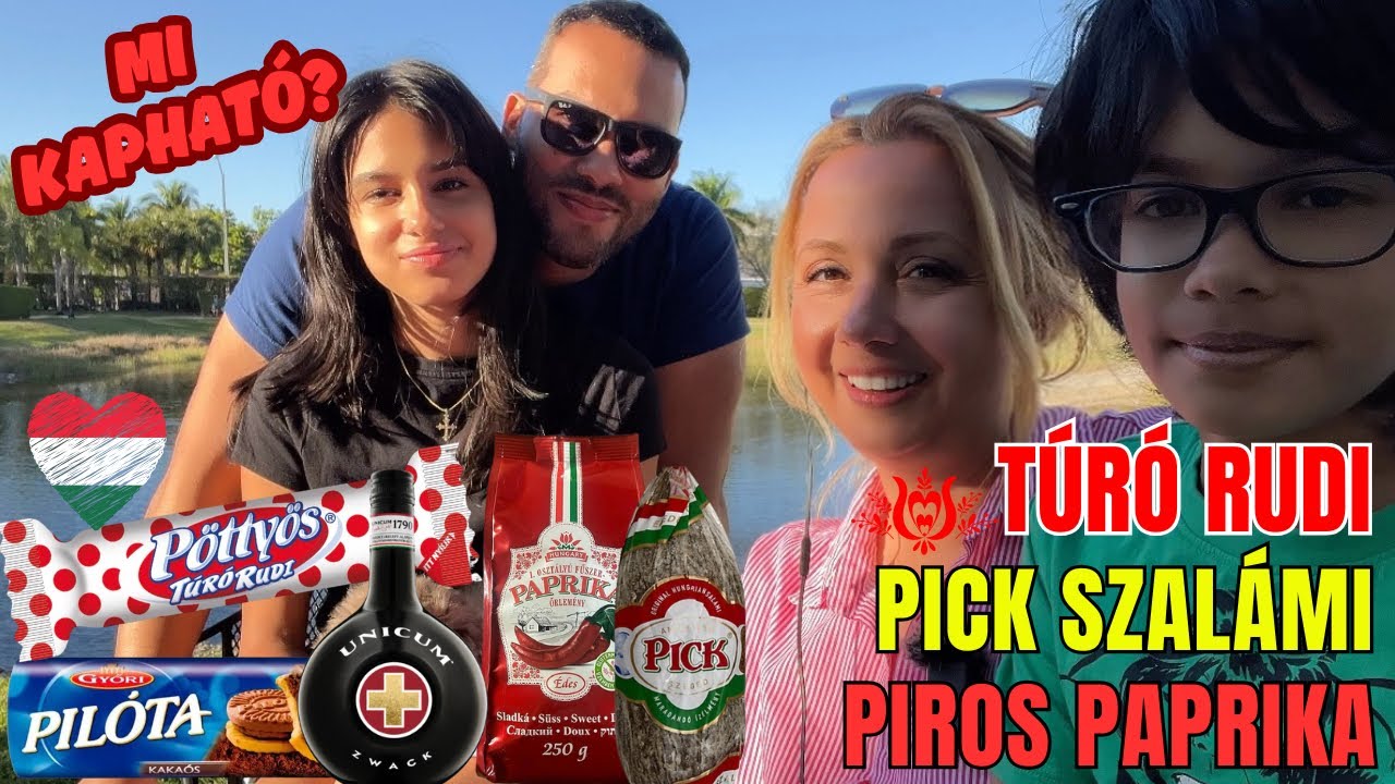 Túró Rudi, Pick szalámi, Pálinka? Kapható az Egyesült Államokban? #magyar #magyarétel #európai