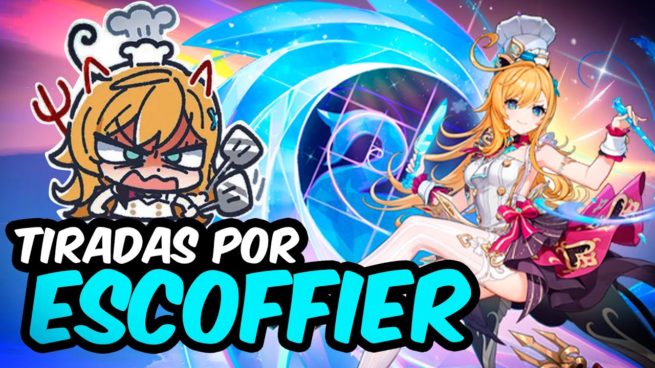✨COCINERA PROFESIONAL ME DEJA BIEN SECO | Tiradas al banner de ESCOFFIER | Genshin Impact