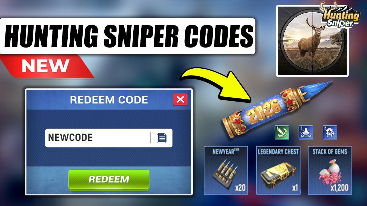 HUNTING SNIPER CODES 2026 ✅ [LIVE] HUNTING SNIPER CODE & GAMEPLAY