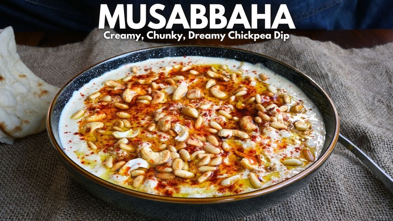 This Easy Creamy CHICKPEA DIP is not Hummus – MUSABBAHA