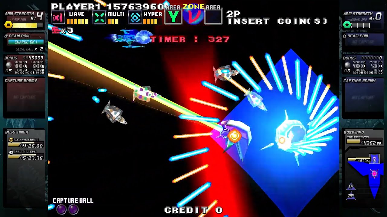 G-Darius HD Ver.2 - No Death Clear Nu (ν) Zone