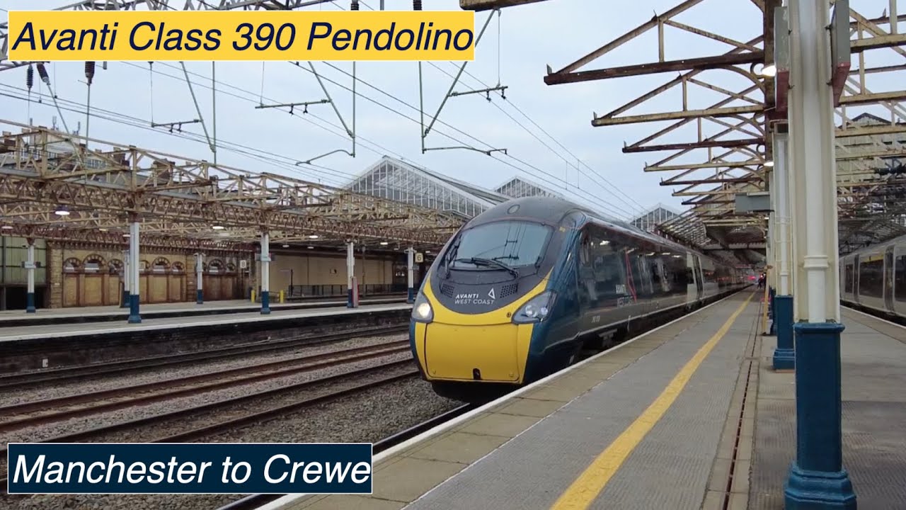 Avanti Pendolino Class 390 Review | Manchester Piccadilly to Crewe