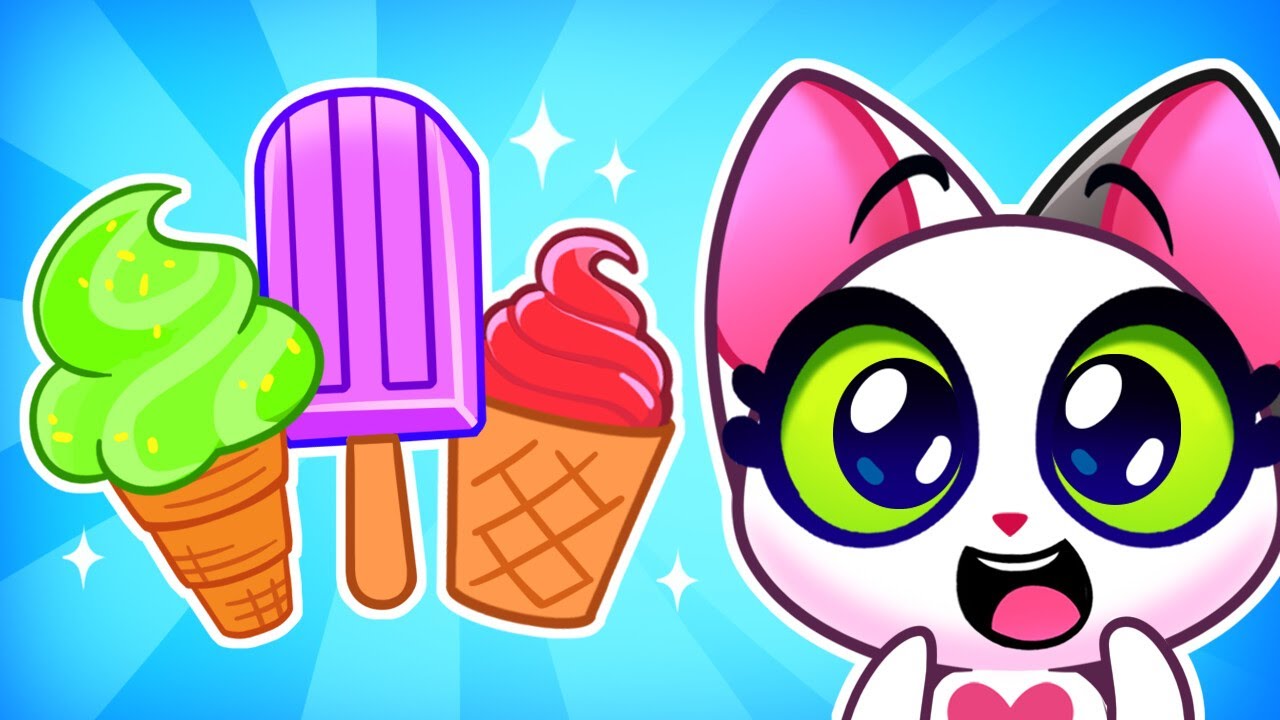 Aprendiendo Formas y Colores 🍦🌈 ¿Cuál es tu Color Favorito, Bebé? 💚 Purr-Purr