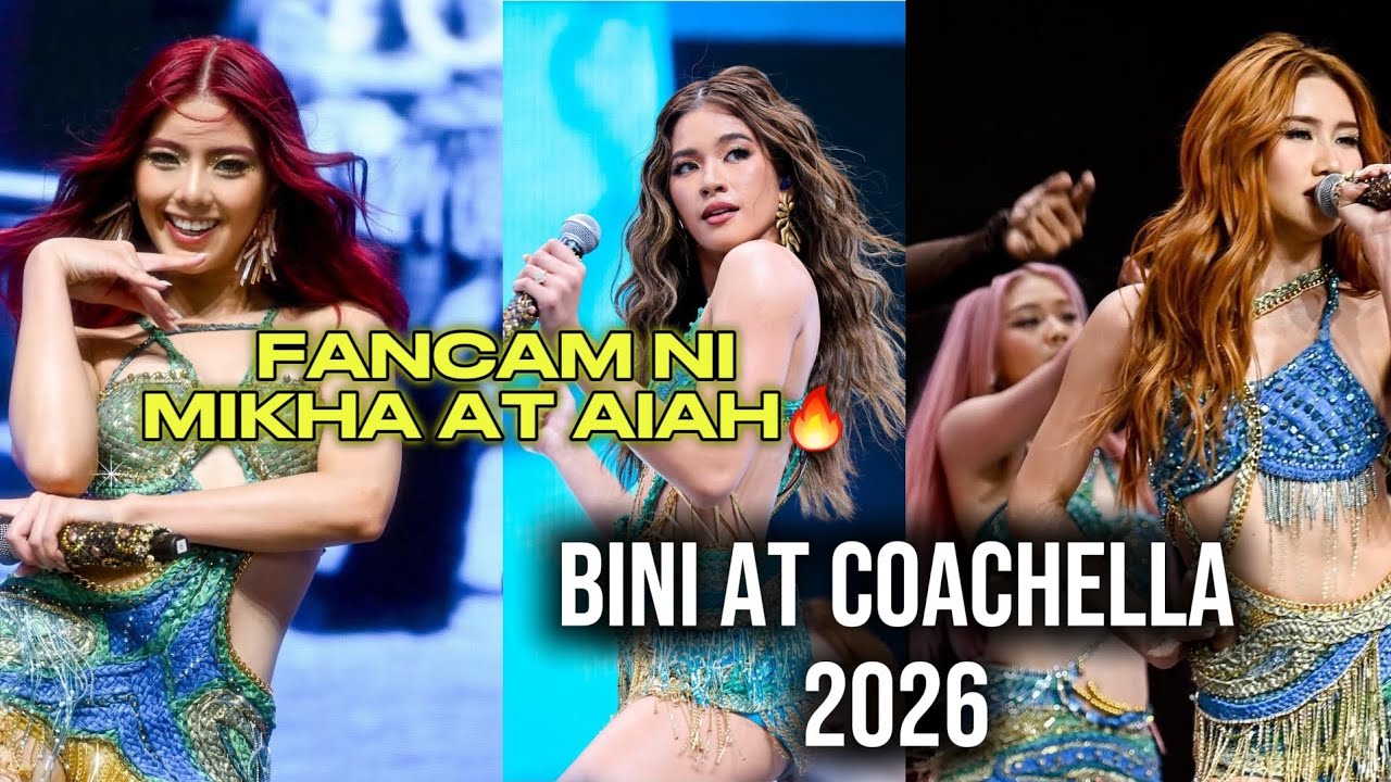BINI COACHELLA 2026 FANCAM I BINI MIKHA & BINI AIAH