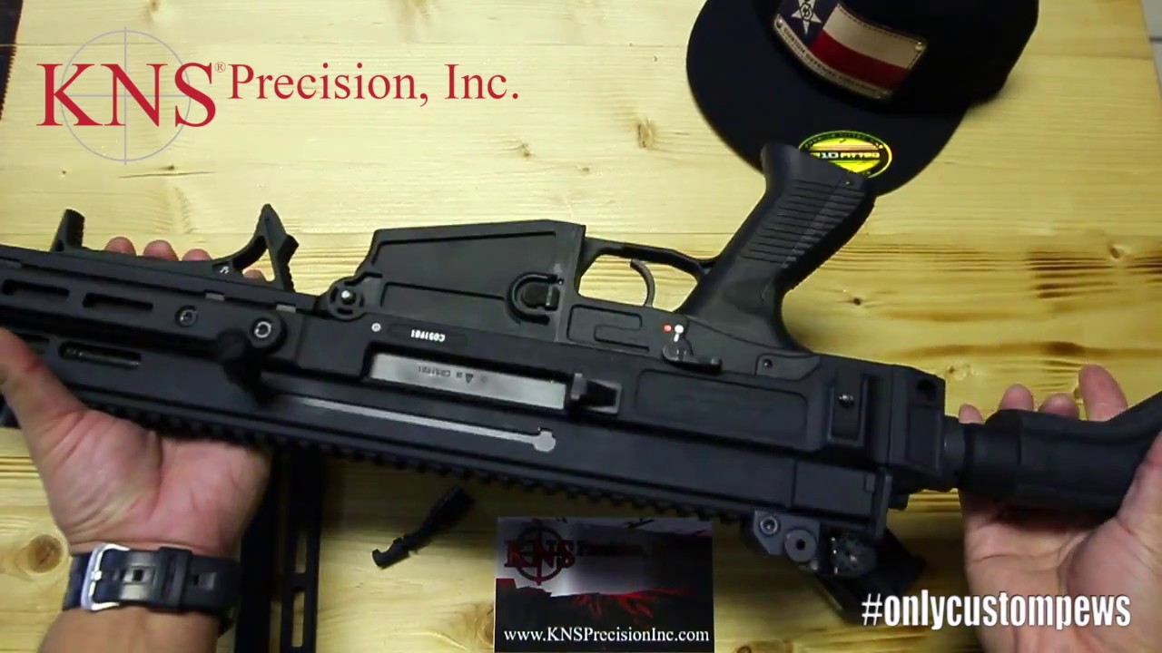 KNS Precision CZ 805 Bren Upgrades -  Product Review w/ Charging Handle & Stock Adapter Installation