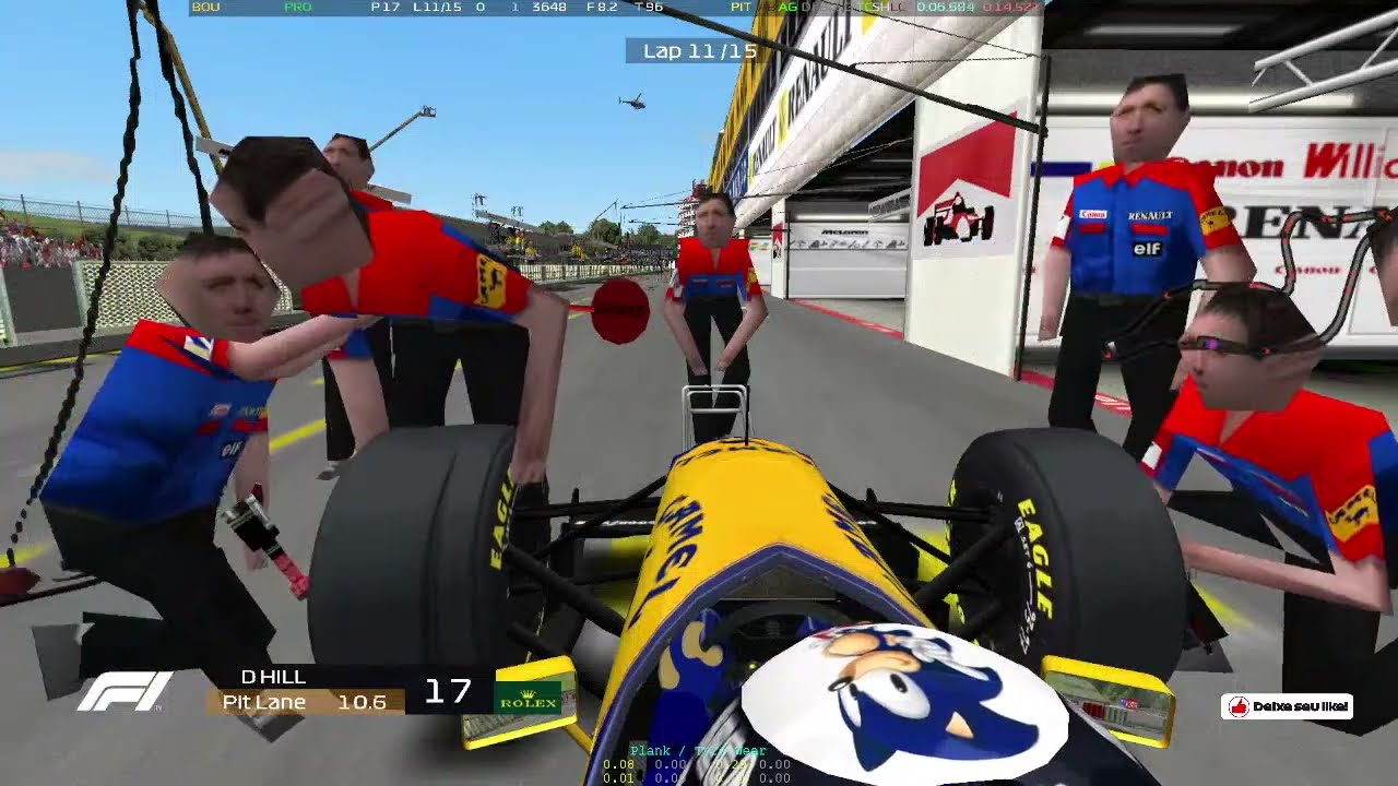GP4 GAMEPLAY | F1 1993 | Damon Hill