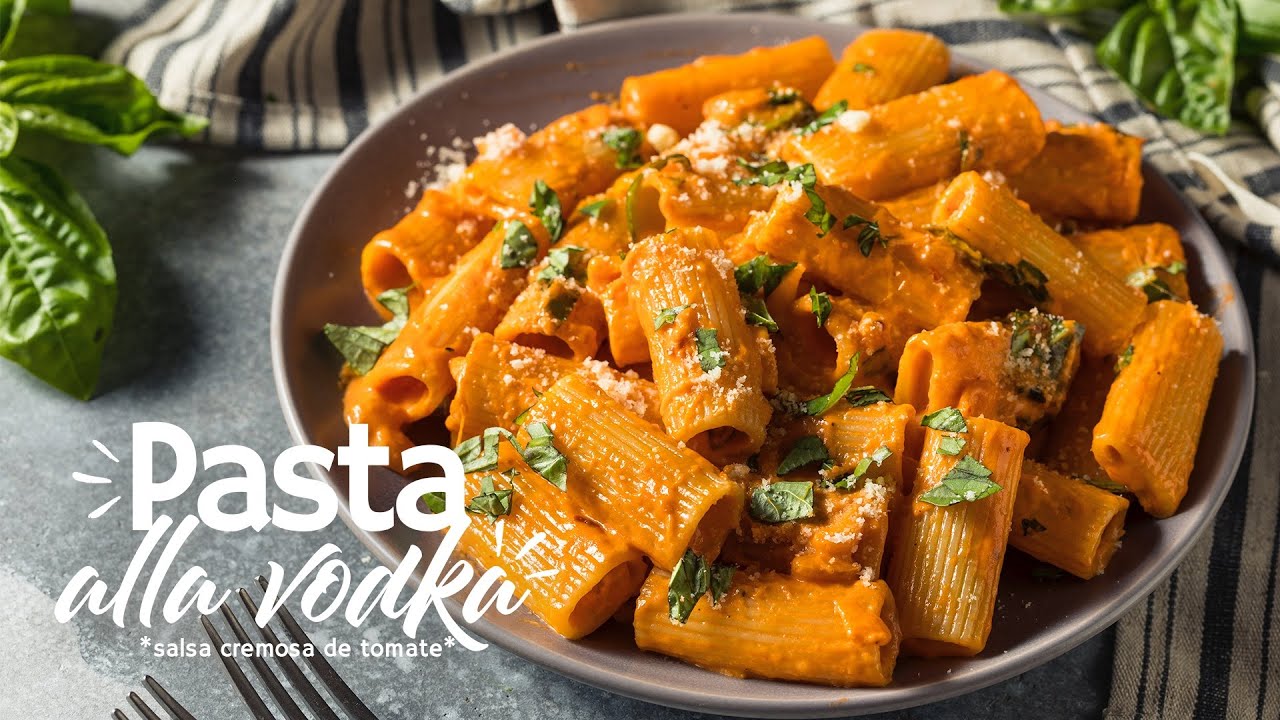 CLASE EN VIVO: PASTA EN SALSA DE TOMATE CREMOSA o PASTA ALLA VODKA