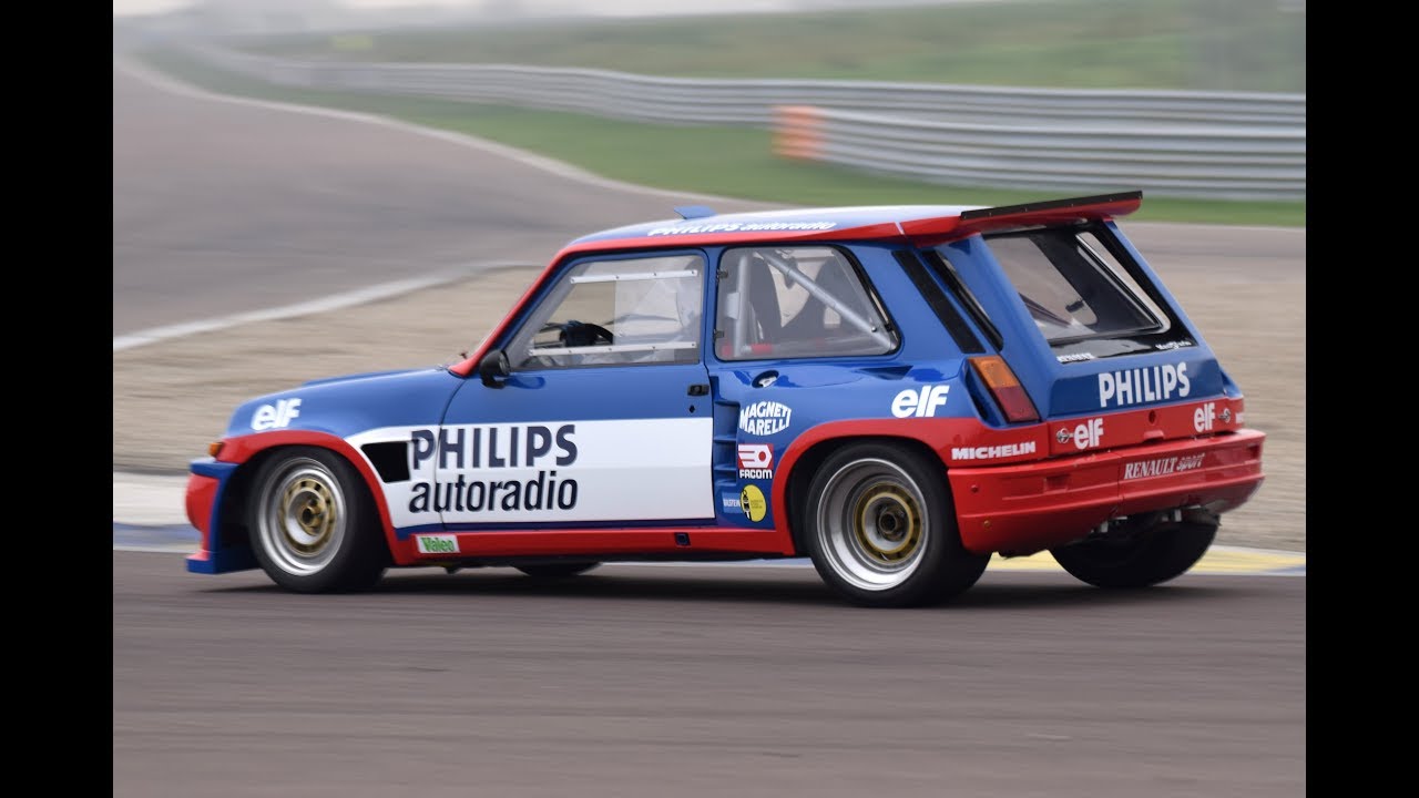 Renault 5 Maxi Turbo Gr.B - launch, action, on board
