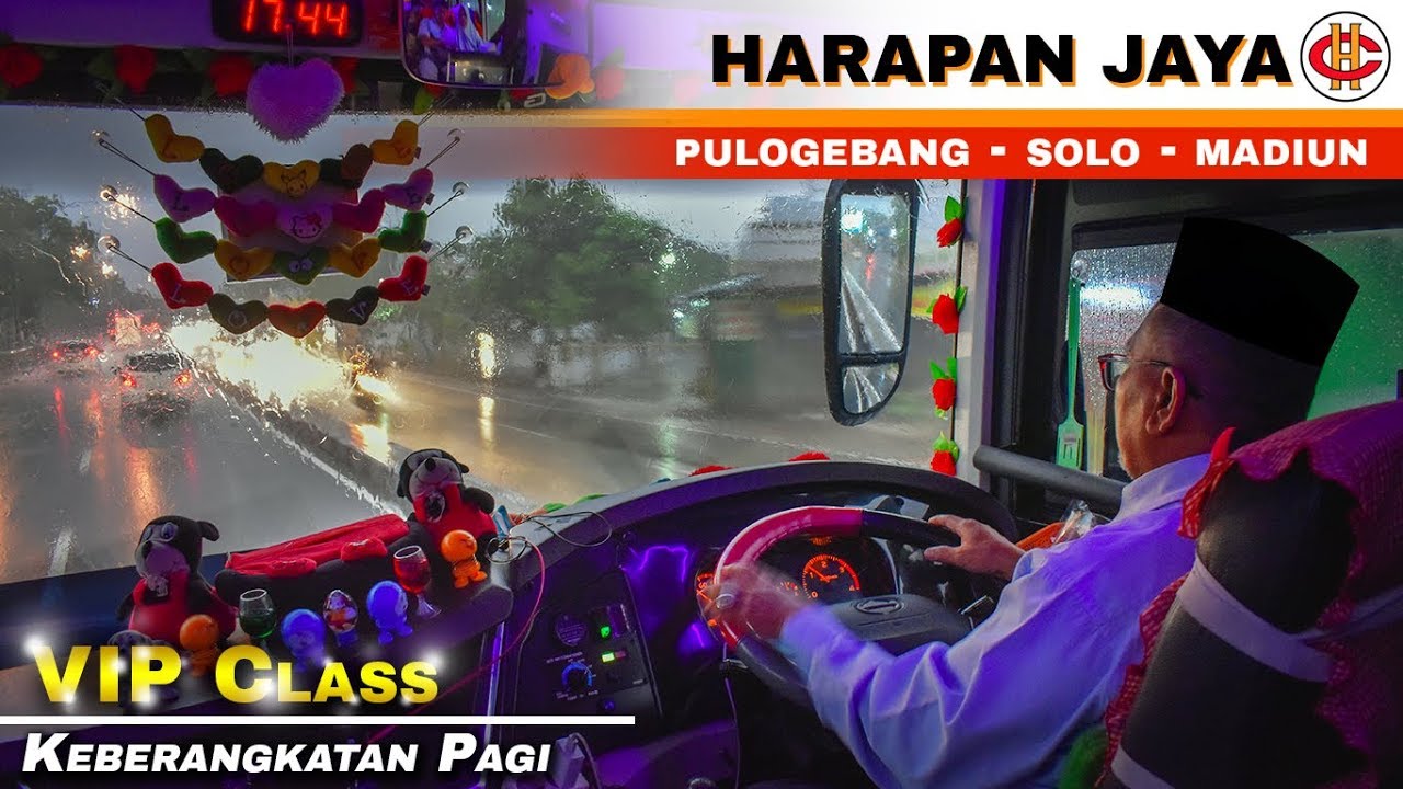 #2 JAKARTA - MADIUN | Bus Nyaman, Andalan Keluarga! Naik Bus Harapan Jaya Part 2