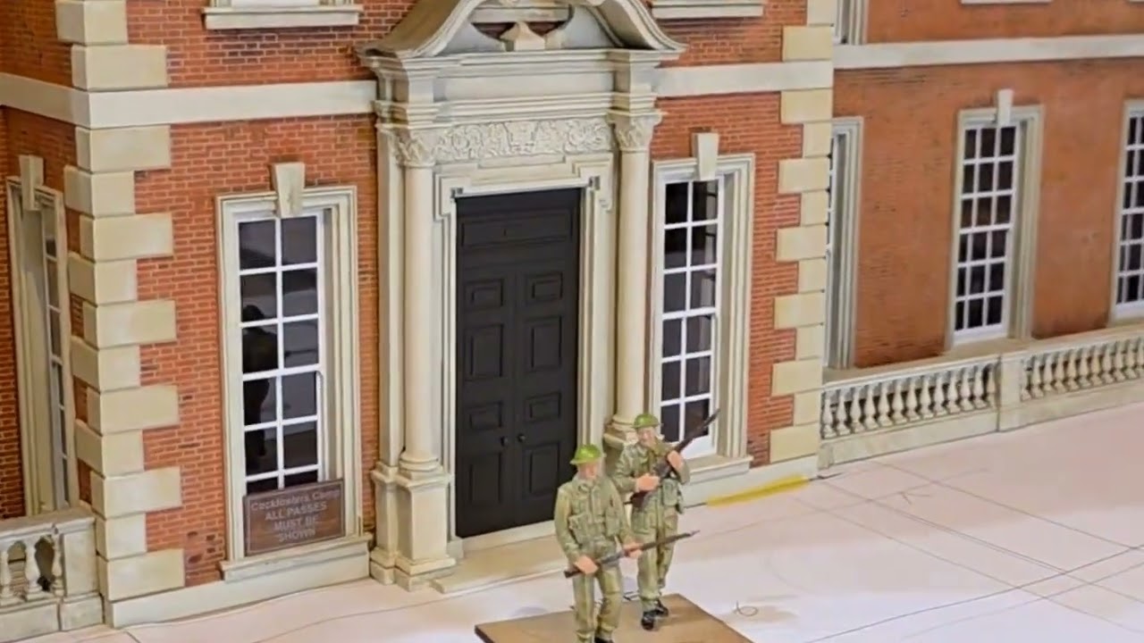 Jason Charalambous, Co-Chair of Trent Park House visits our model house during construction
