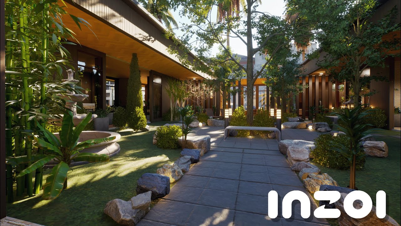 The Plant House Speed Build | ASMR No Talking | inZOI Early Access | Bliss Bay