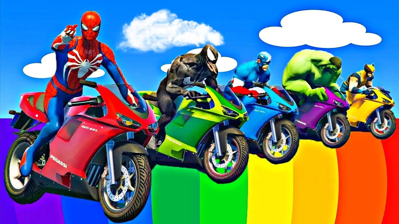 📹🕷️ الرجل العنكبوت في مهمة إنقاذ🦸‍♂️ Spider-Man Saves Heroes • Batman vs Iron• Venom  • Funny GTA